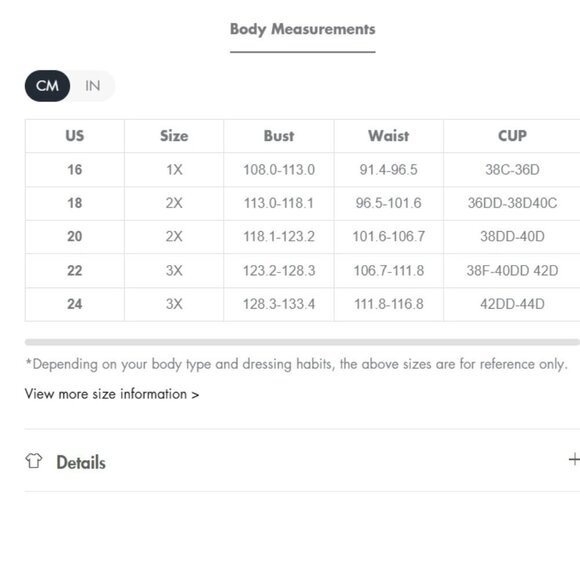 Berlook Contrast Trim Plus Size Bikini Top ONLY 56 - Picture 10 of 10